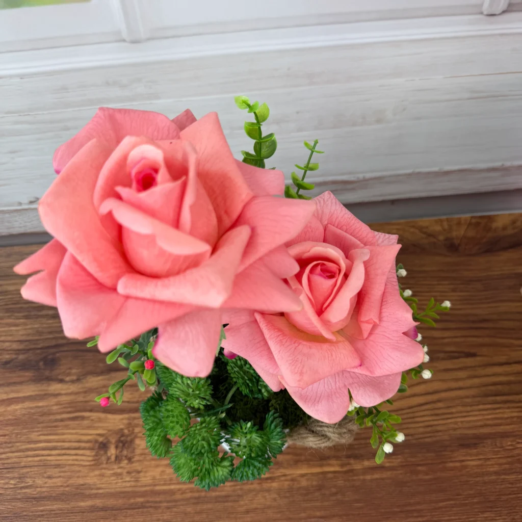 SE0038 (3) - Pink Roses Arrangement Epic Texture