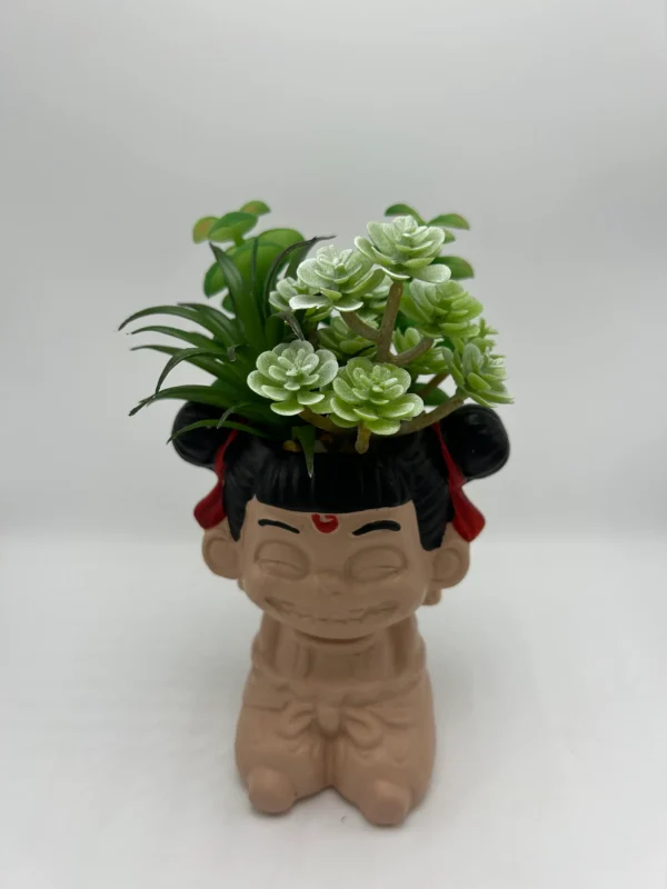 Fake succulent planter
