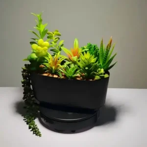 DR0005(9)Faux Succulents in Rectangular Planter