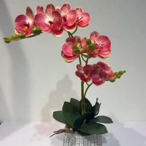 HD001 detial for faux orchid centerpiece