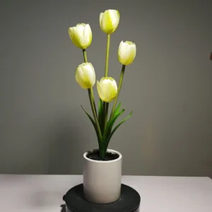 ZD0009 (5)artificial tulips yellow