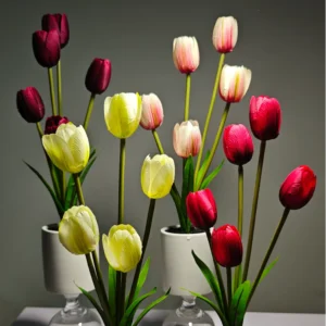 ZD0011 (2)colorful artificial tulips