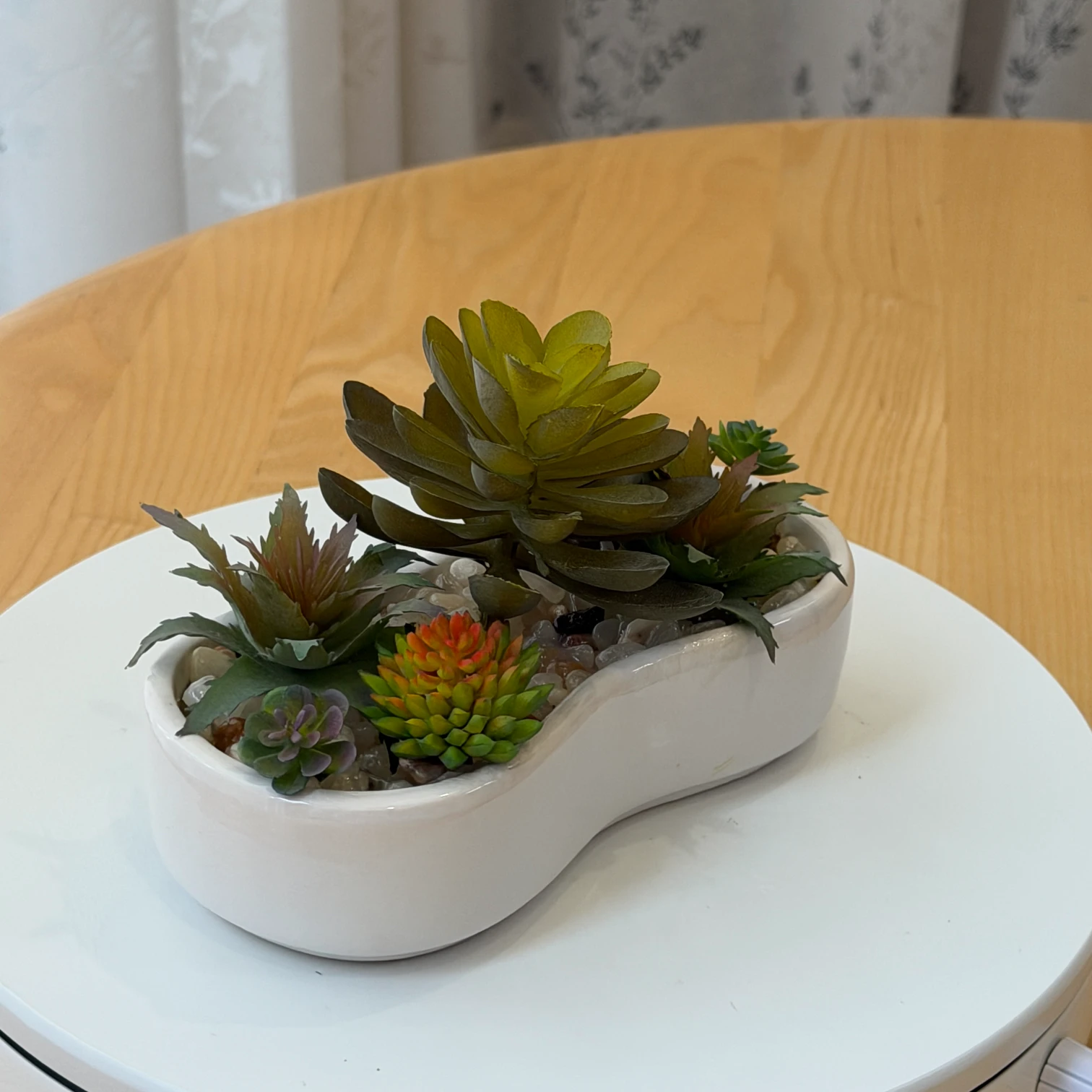 DR0089 (1) profile - Artificial Succulent Mix in Stylish Container