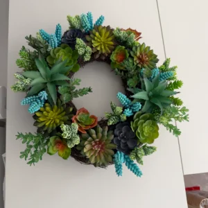 DR0102 (4) profile - Outdoor Faux Succulent Centerpiece