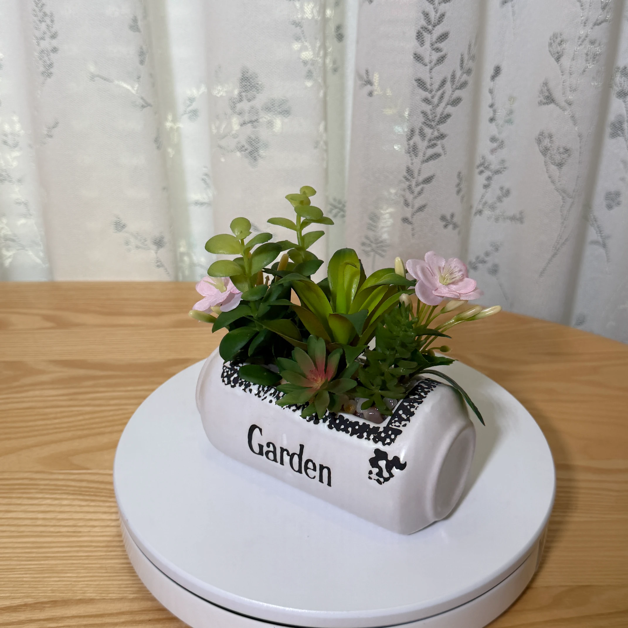 DR0118 (4) - Faux Succulent Desk Ornament