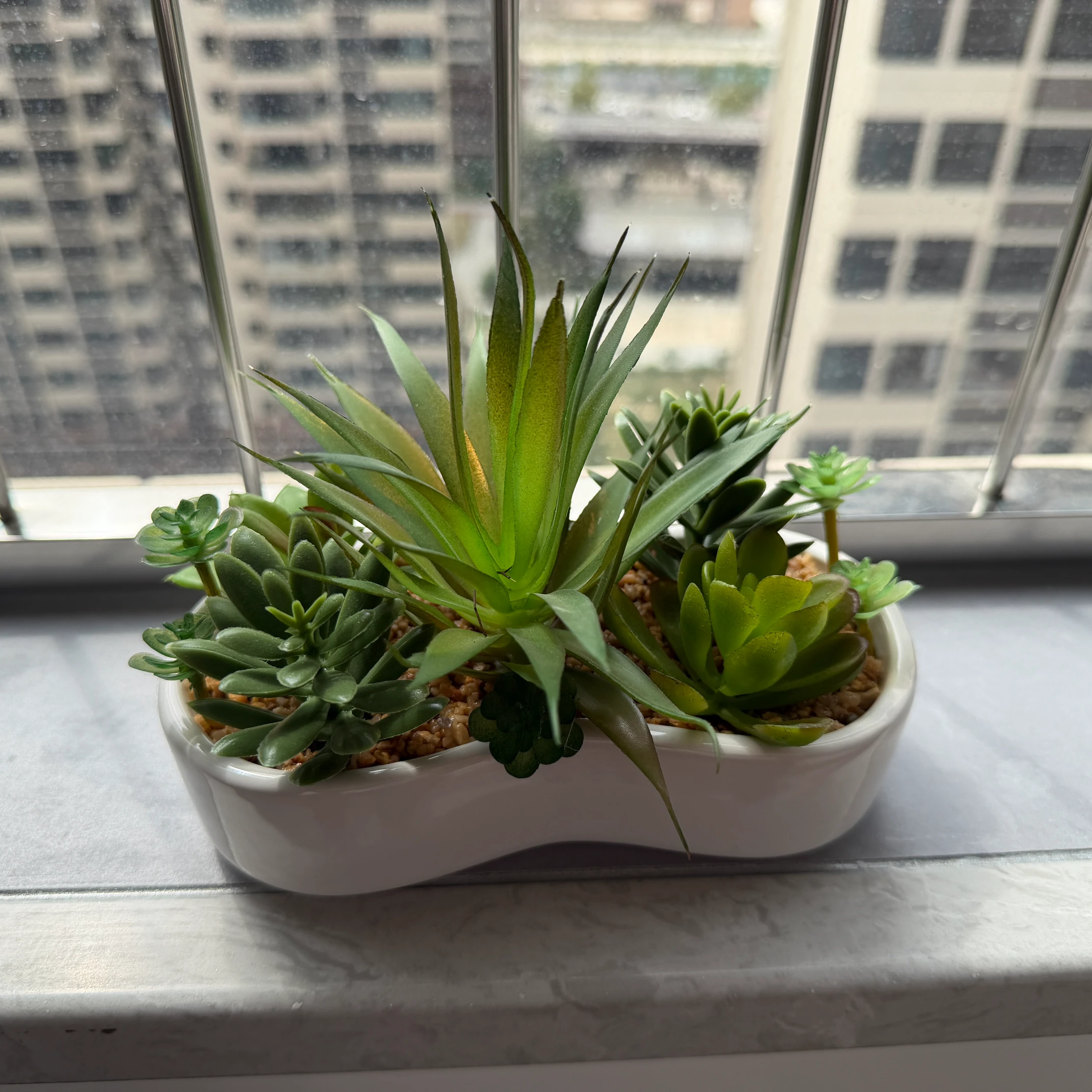 DR0155 (2) - Realistic Fake Succulent Pot