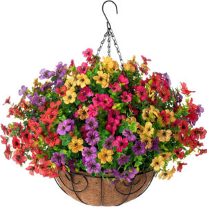 HA0001 (1) profile - Artificial Flower Hanging Basket Bundle