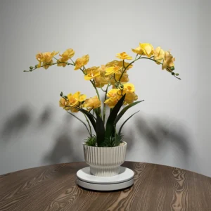 HD0024 (1) profile- Luxury Golden Yellow Artificial Orchid Arrangement