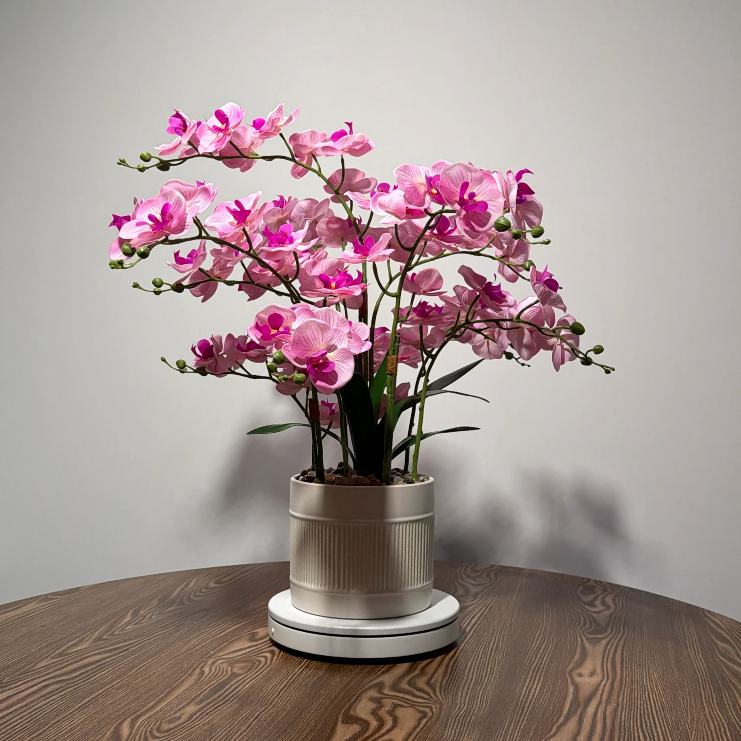 HD0047 (3) - Dusty Pink Artificial Orchid Plant