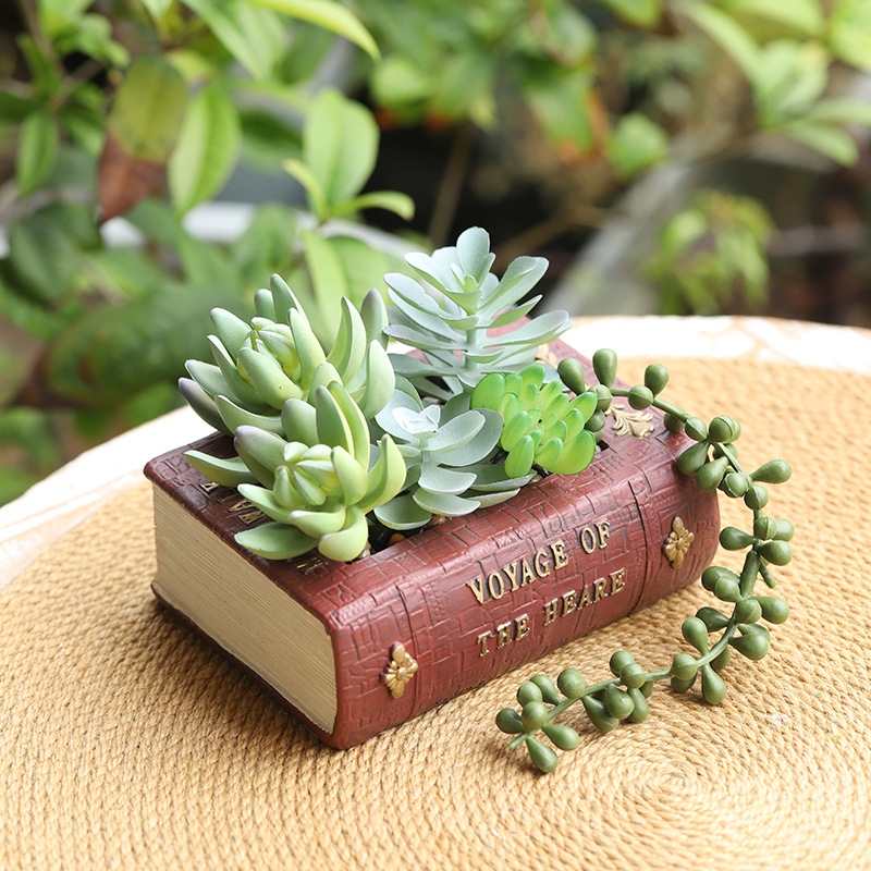 KT0028 (5) - Whimsical Resin Succulent Planter Set