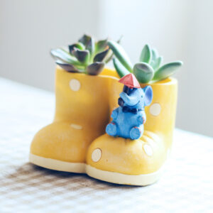 KT0029 (2) profile - Novelty Resin Succulent Planter Set