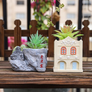 KT0043 (2) profile - Novelty Resin Succulent Planters