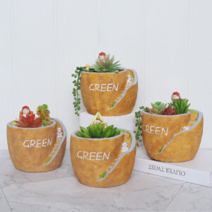 KT0066 (2) profile - Mountain Staircase Resin Planters