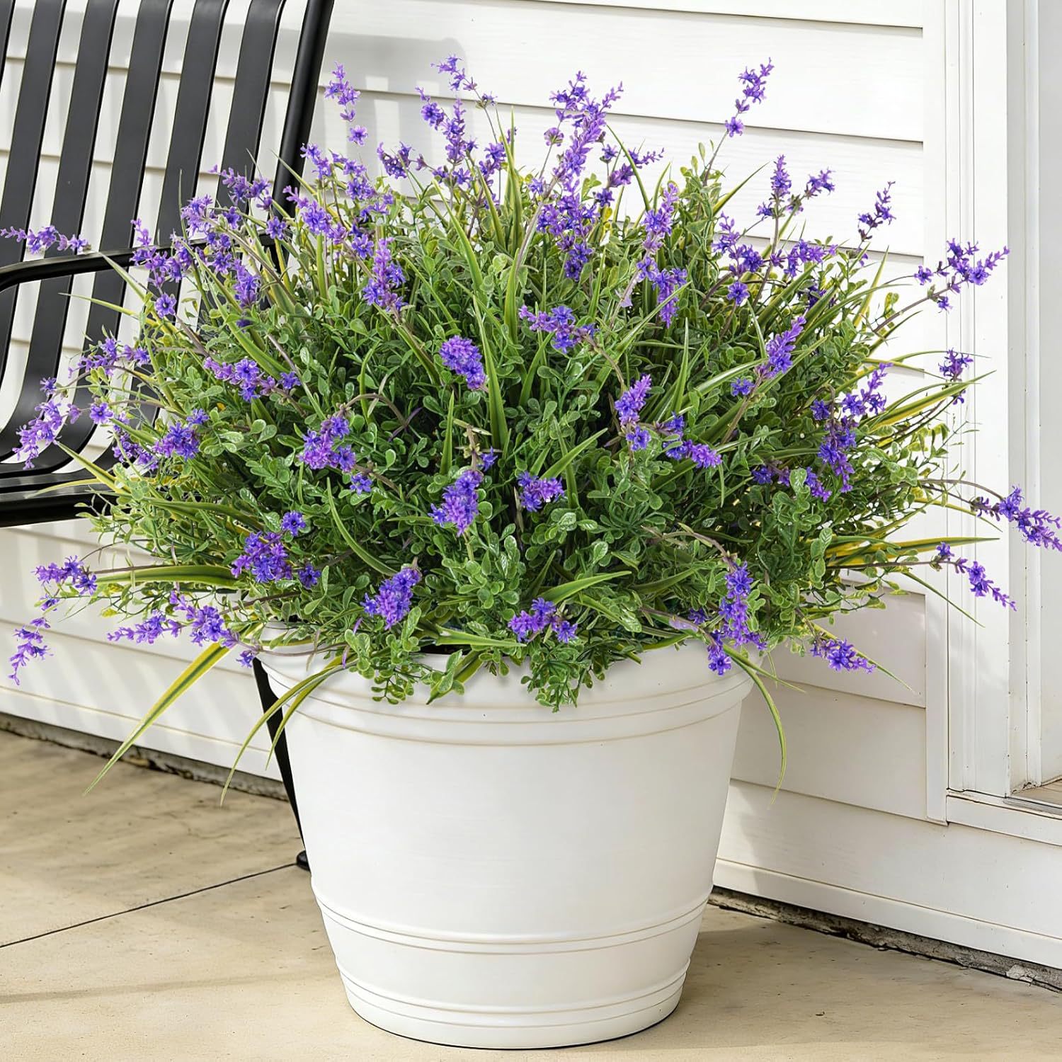 SE0007 (2) profile - Artificial Lavender & Greenery Outdoor Arrangement