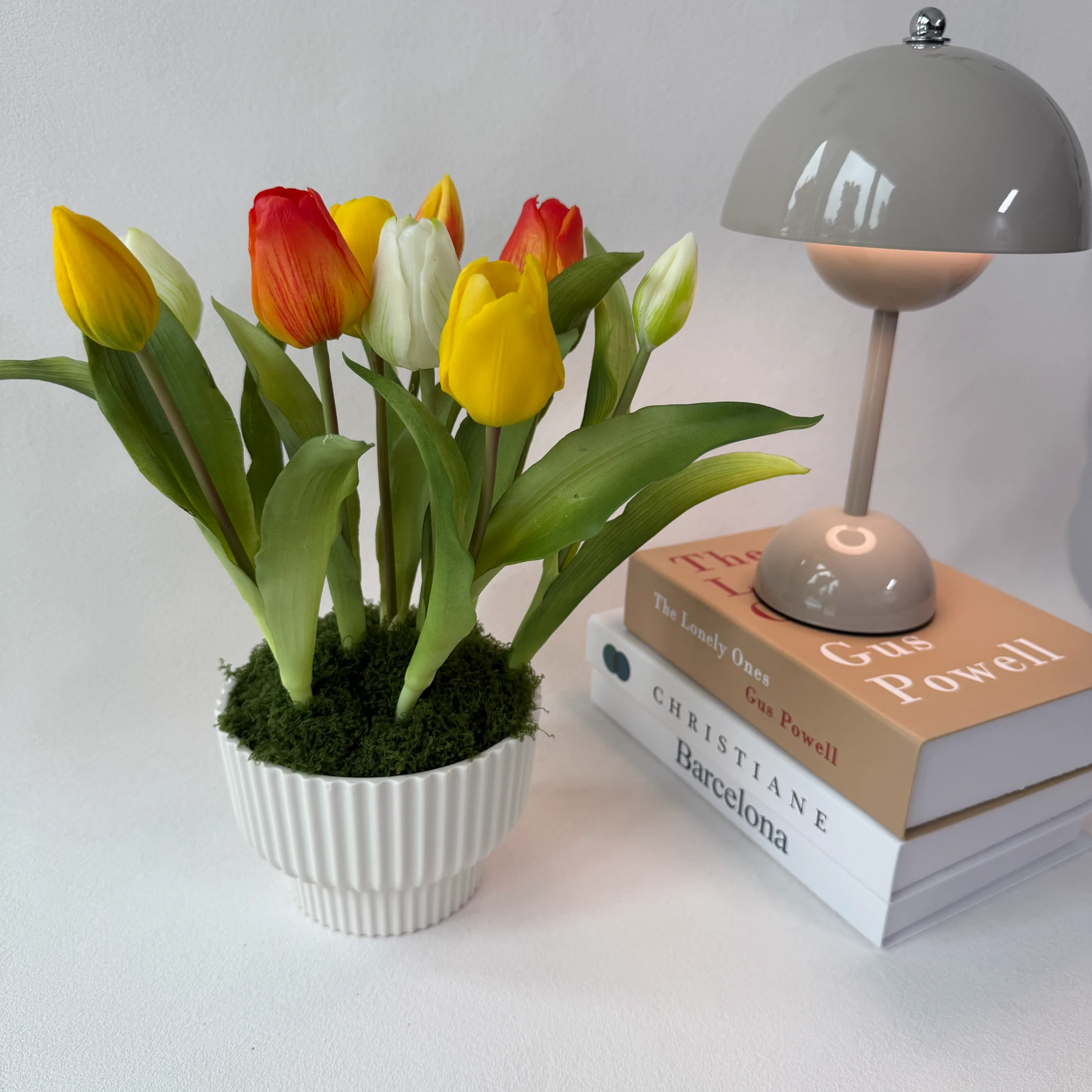 SE0015 (2) profile - Artificial Multi-Color Tulip Arrangement