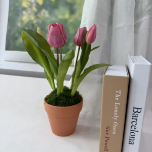 SE0021 (1) profile - Artificial Pink Tulip Arrangement