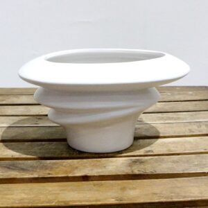 VA0002 (1) profile - Abstract Ribbed Ceramic Planter Collection