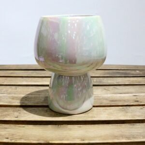VA0004 (1) profile - Modern Goblet-Style Ceramic Planter