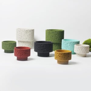 VA0020 (1) profile - Volcanic Bubble Concrete Planter
