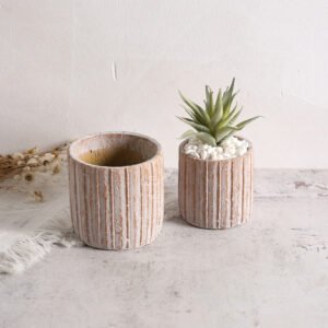 VA0022 (1) profile - Vertical Ribbed Concrete Planter