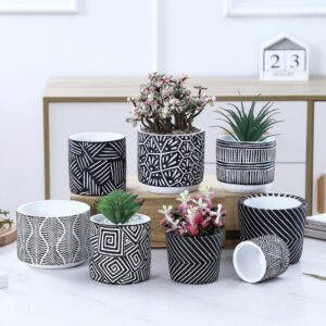 VA0034 (4) profile - Modern Geometric Concrete Planter