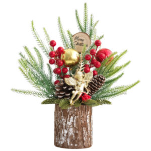 WCH0010 (3) profile - Luxury Christmas Table Centerpiece with Gold Angel