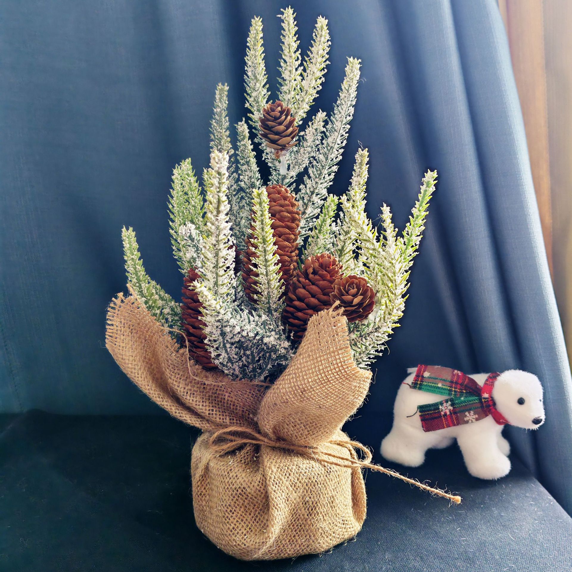 WCH0011 (4) - Frosted Pine Mini Christmas Tree Collection