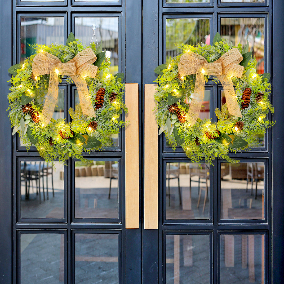 WCH0024 (2) - Festive Artificial Christmas Wreath Collection