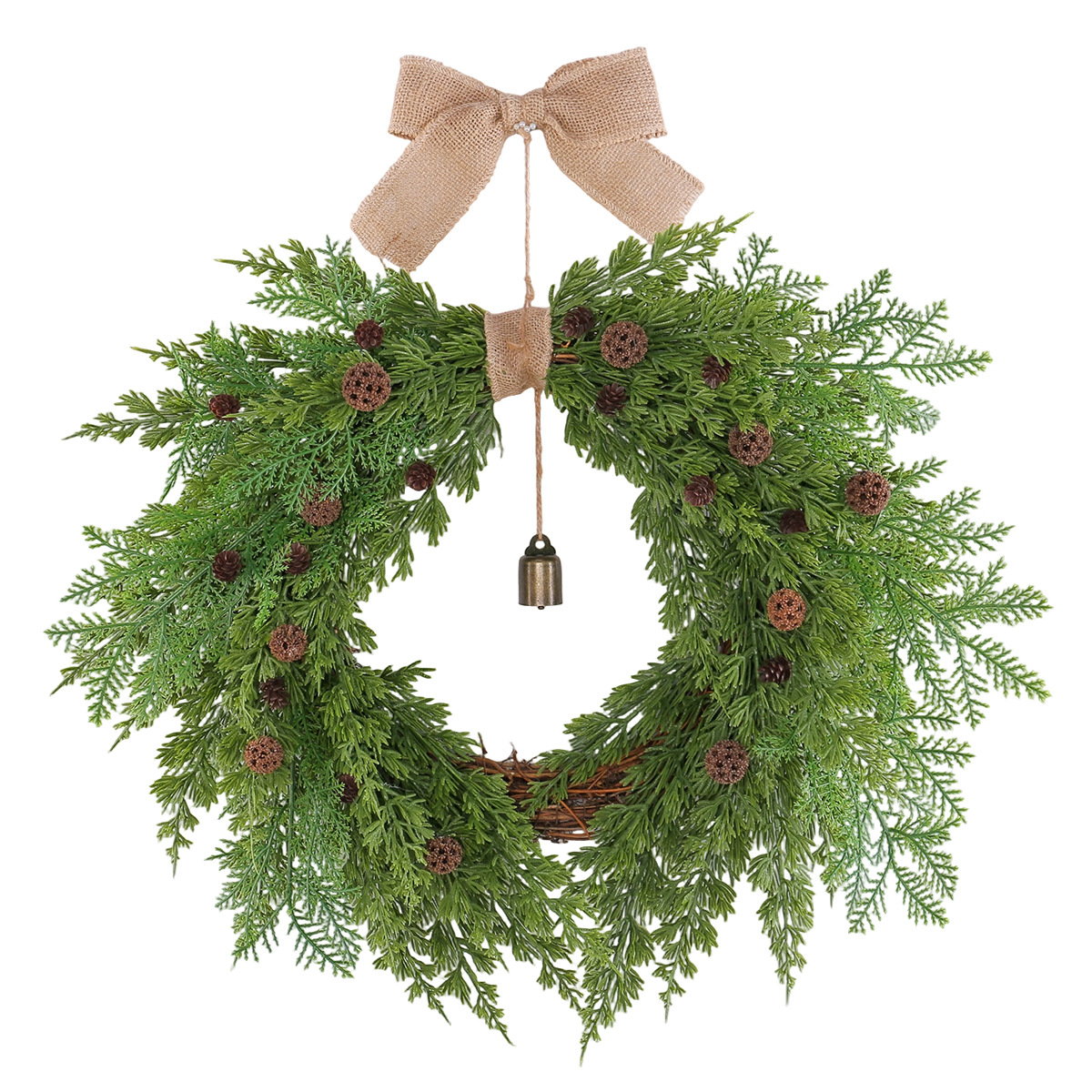 WCH0024 (3) profile - Festive Artificial Christmas Wreath Collection