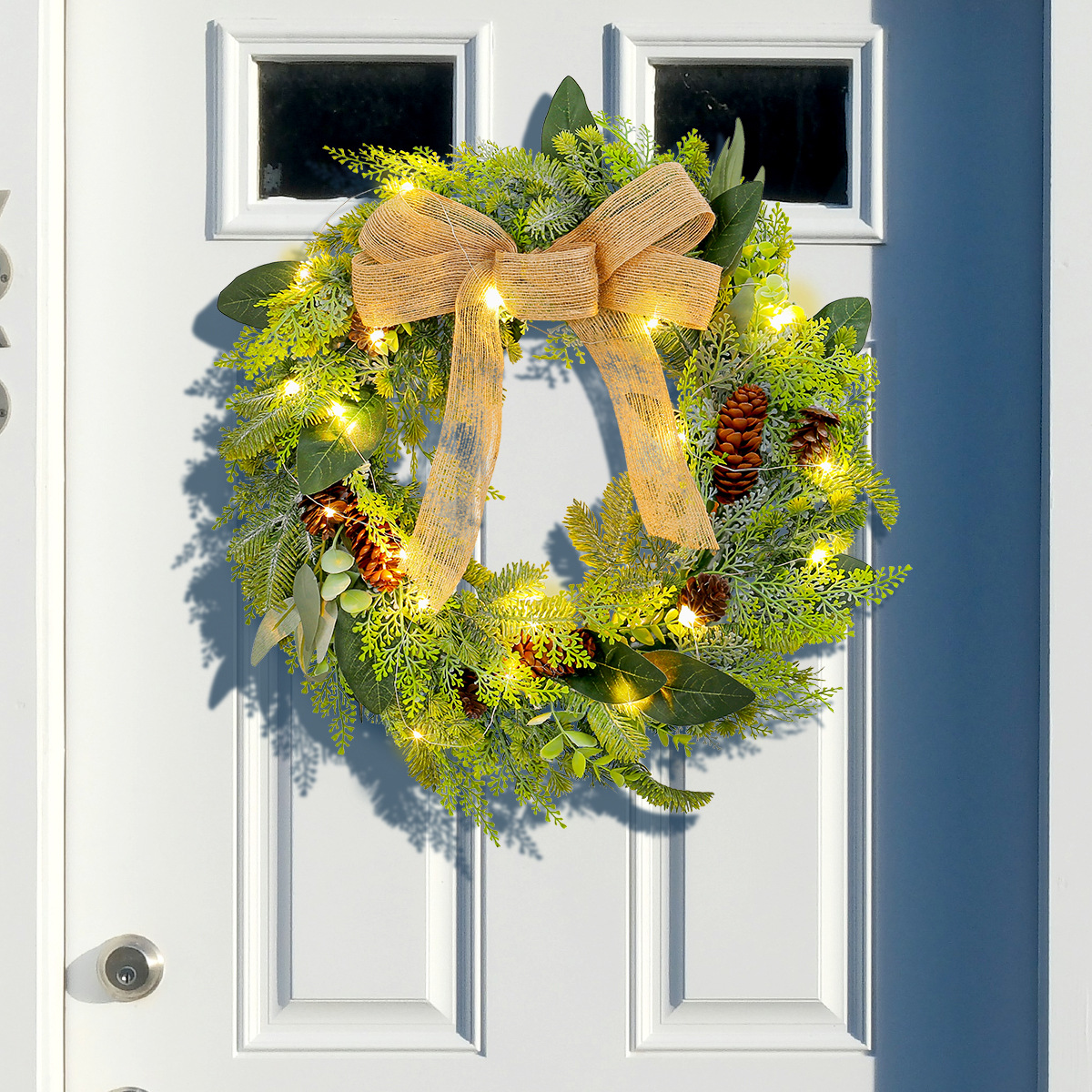 WCH0024 (5) - Festive Artificial Christmas Wreath Collection