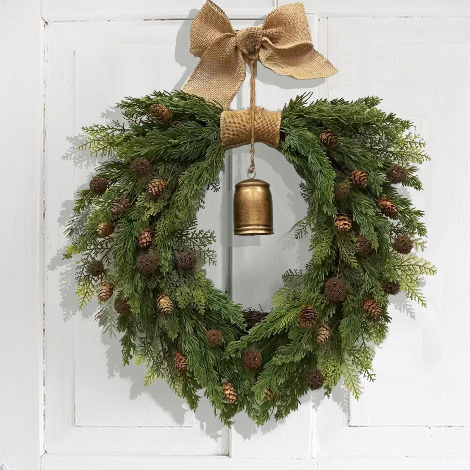 WCH0024 (7) - Festive Artificial Christmas Wreath Collection