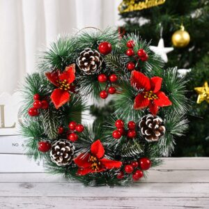 WCH0029 (1) profile - Christmas Flocked Pine Wreath Collection