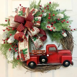 WCH0034 (6) profile - Christmas Rustic Grapevine Wreath Collection
