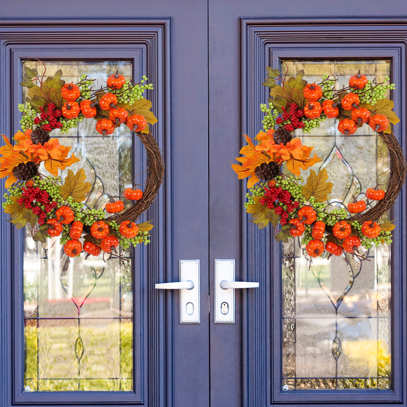 WFA0001 (1) - Artificial Fall Harvest Wreath