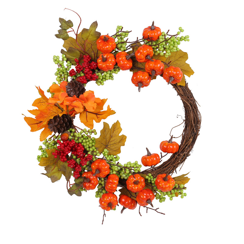 WFA0001 (4) profile - Artificial Fall Harvest Wreath