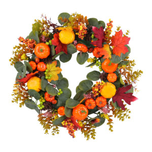 WFA0004 (3) profile - Artificial Autumn Harvest Wreath