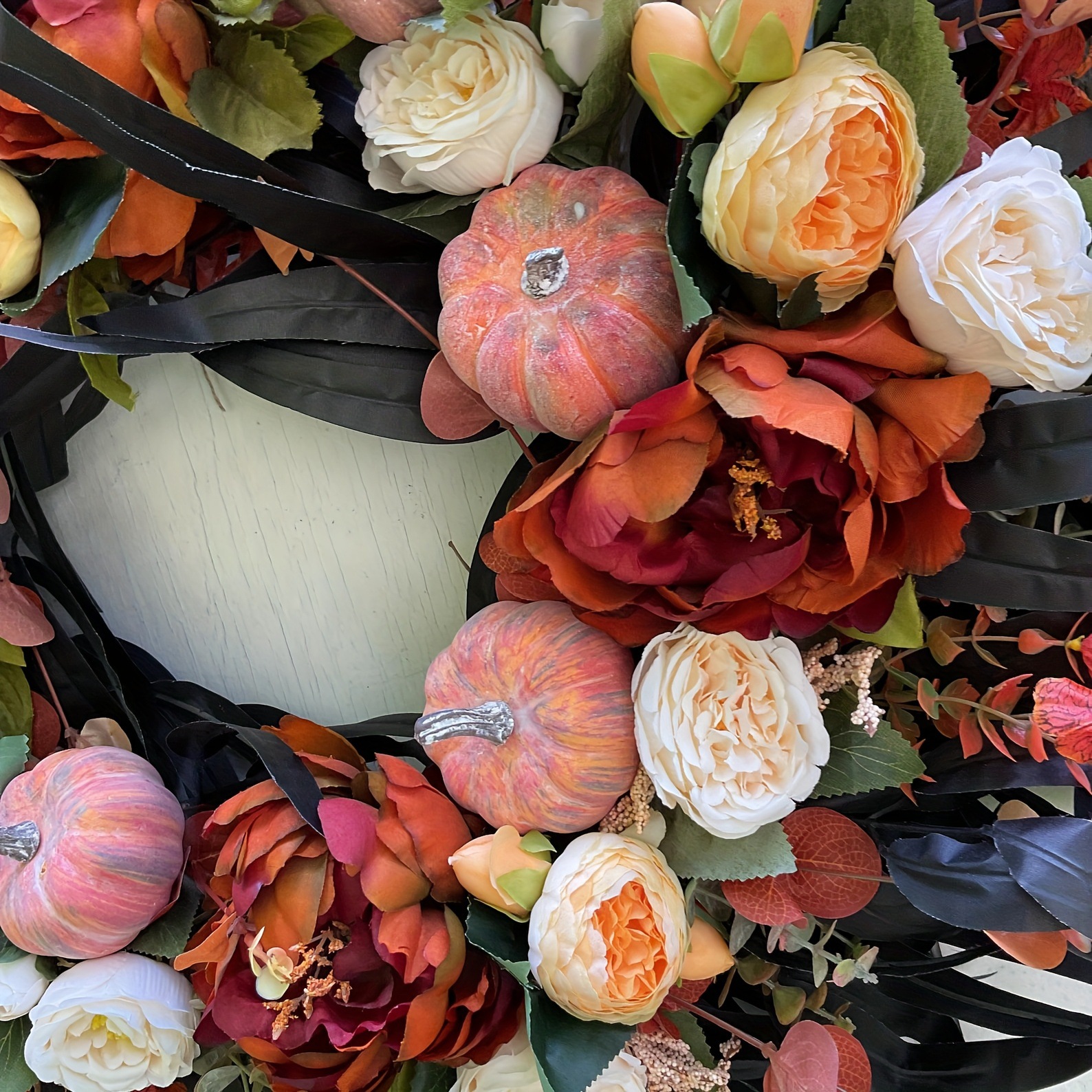 WFA0011 (2) - Artificial Luxury Fall Floral Wreath