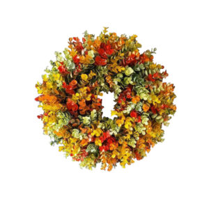 WFA0034 (2) profile - Artificial Gradient Eucalyptus Fall Wreath