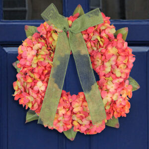 WFA0037 (2) profile - Artificial Hydrangea Wreath Bundle