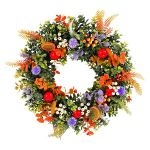 WFA0038 (2) profile - Artificial Citrus & Berry Fall Wreath