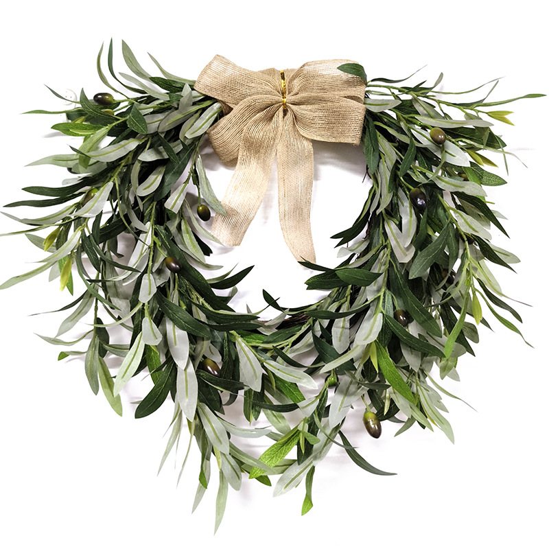 WSP0005 (1) profile - Artificial Olive & Eucalyptus Wreath Bundle