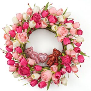 WSP0006 (1) profile - Artificial Tulip Wreath Bundle