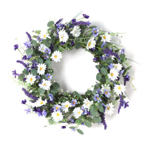 WSP0020 (8) profile - Artificial Wildflower & Daisy Wreath Bundle