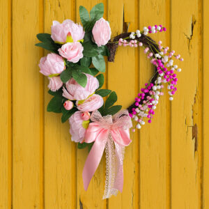 WSP0025 (1) profile - Easter & Spring Peony Wreath Bundle