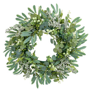 WSU0010 (4) profile - Artificial Eucalyptus & Berry Wreath