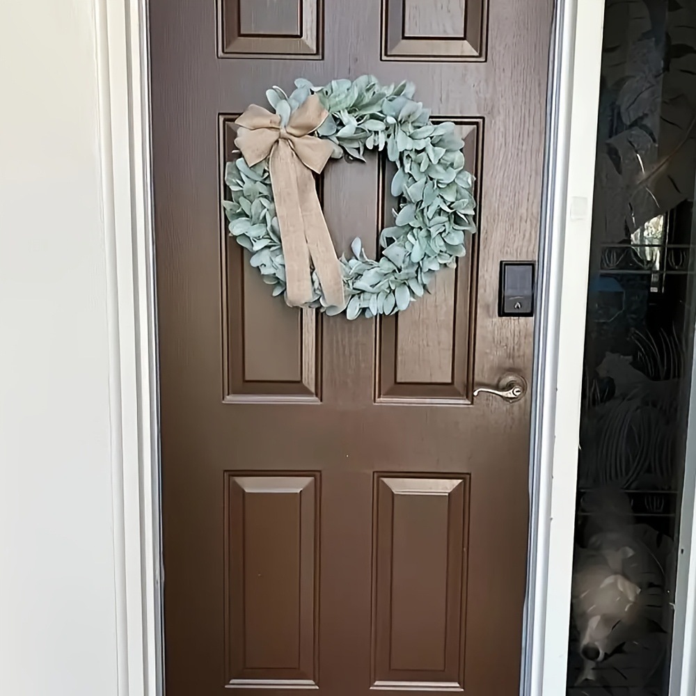 WSU0013 (1) - Artificial Lamb's Ear Wreath