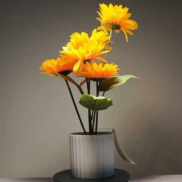 ZH0004 (1) profile - Artificial Yellow Sunflower Arrangement