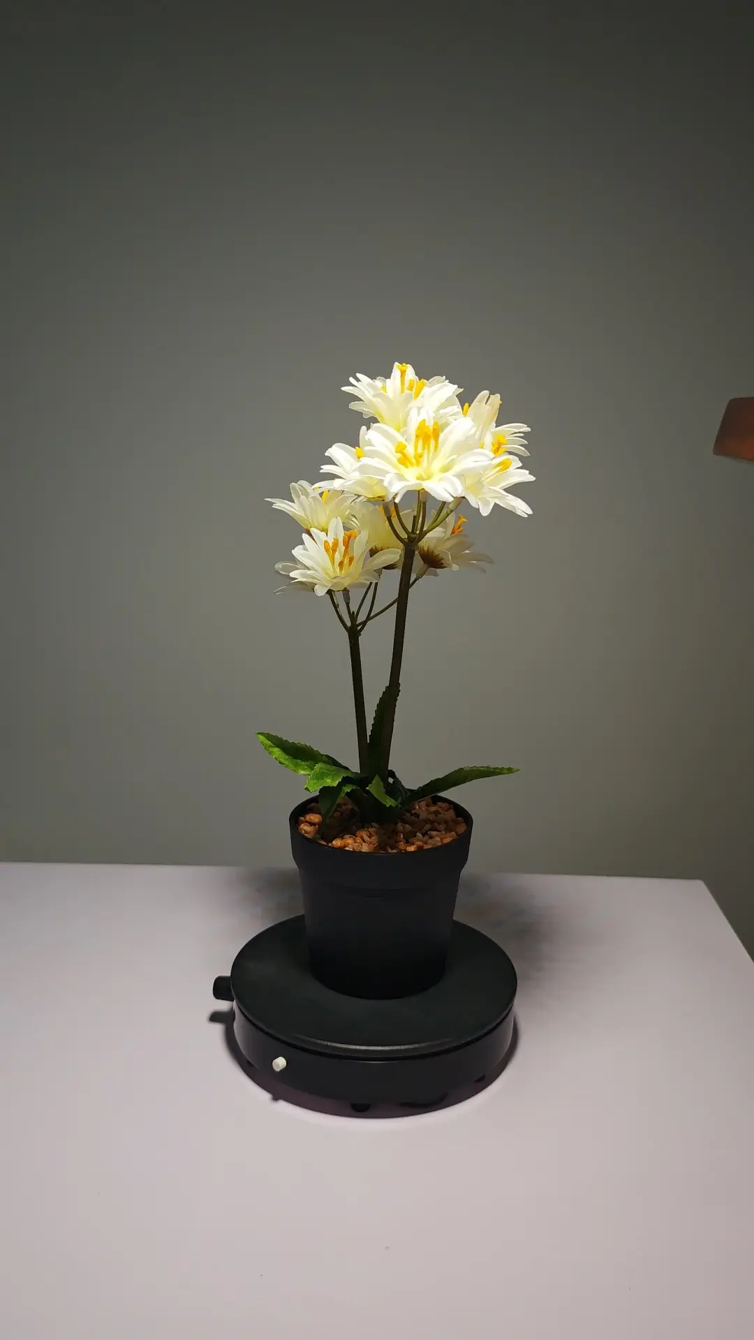 ZH0012 (1) - Artificial White Lily-Like Flower Arrangement