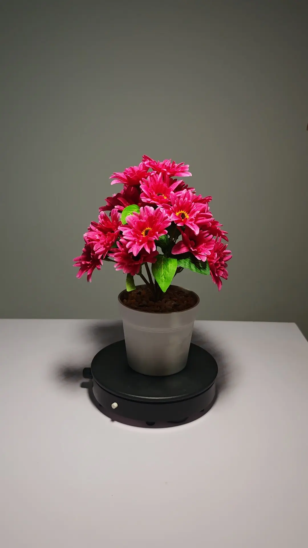 ZH0016 (3) - Artificial Hot Pink Gerbera Daisy Arrangement