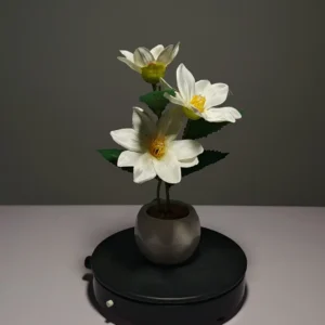 ZH0024 (3) profile - Mini Artificial White Water Lily Arrangement